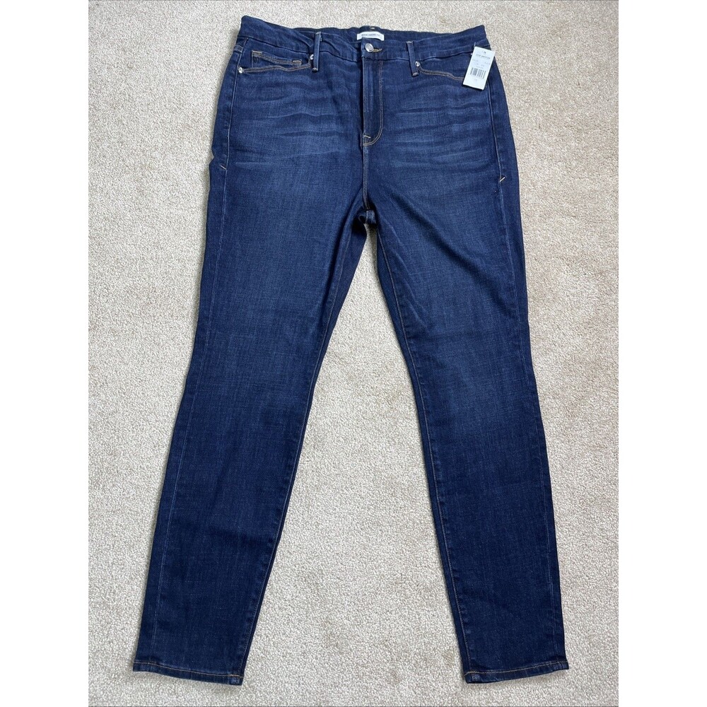 NWT Good‎ American Women’s Good Legs Skinny Jeans Plus Size 18 Blue Made In USA